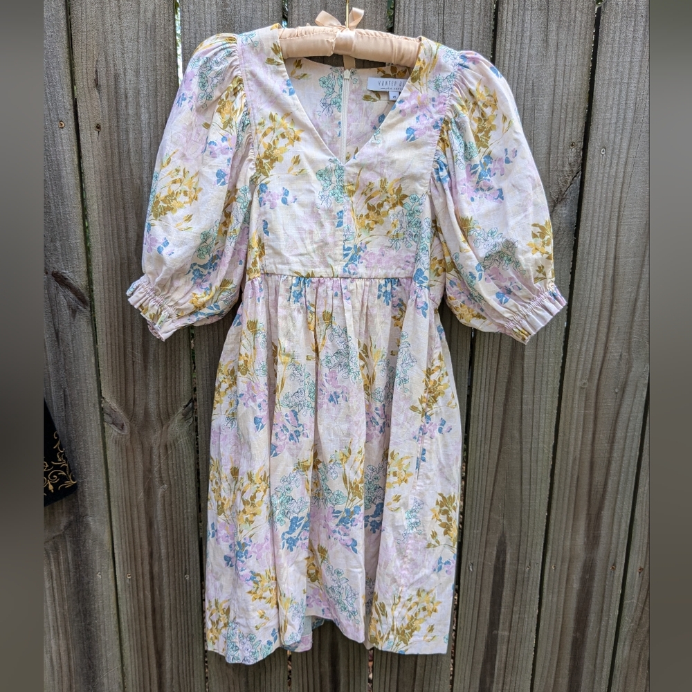 Hunter Bell floral dress with pockets xs